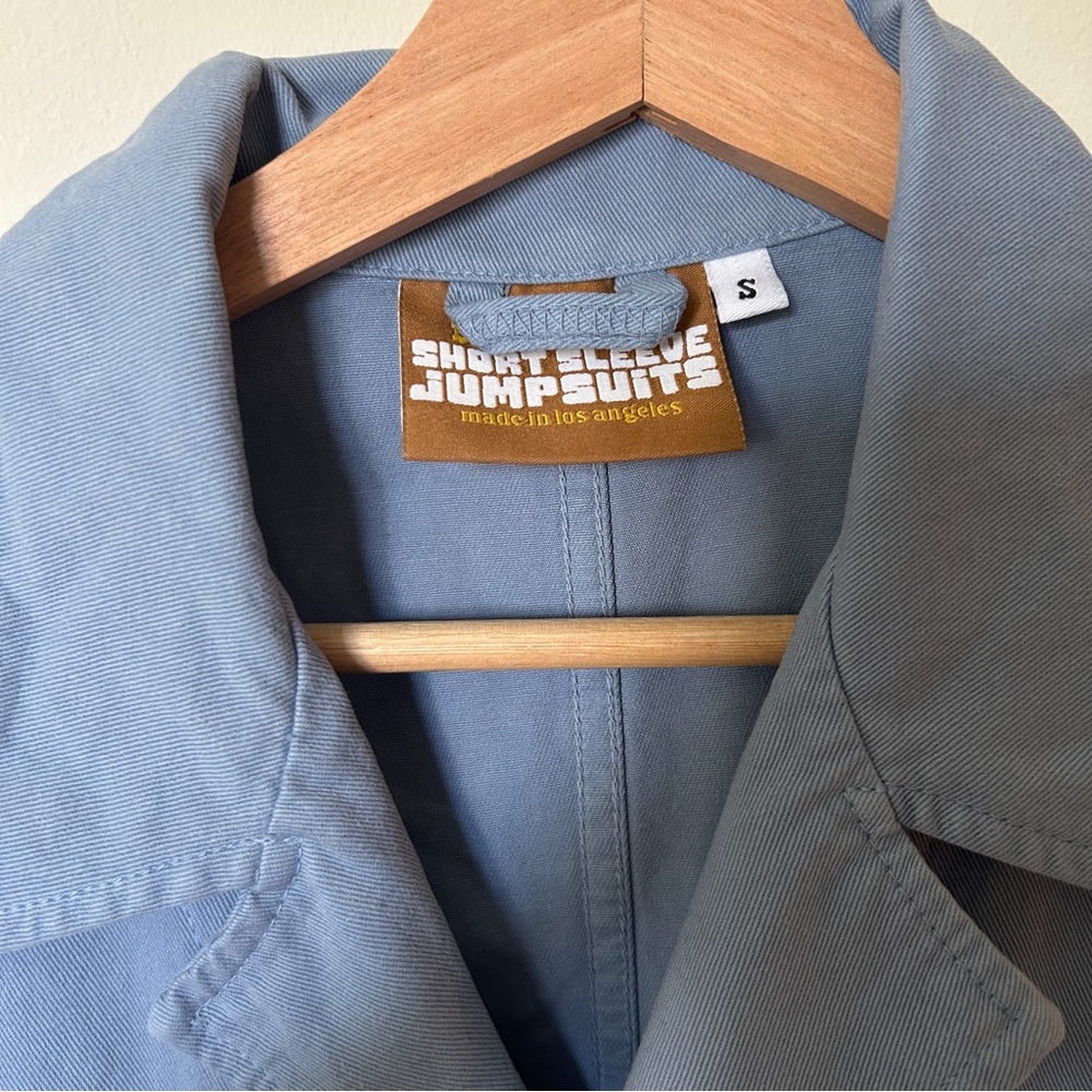 NWOT Big Bud Press Periwinkle Jumpsuit - S - Picture 3 of 5